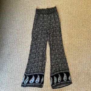 American Eagle Flared Flowy Beach Pants